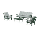 Prairie 4-Piece Deep Seating Set with Sofa