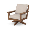 Chippendale Deep Seating Swivel Chair