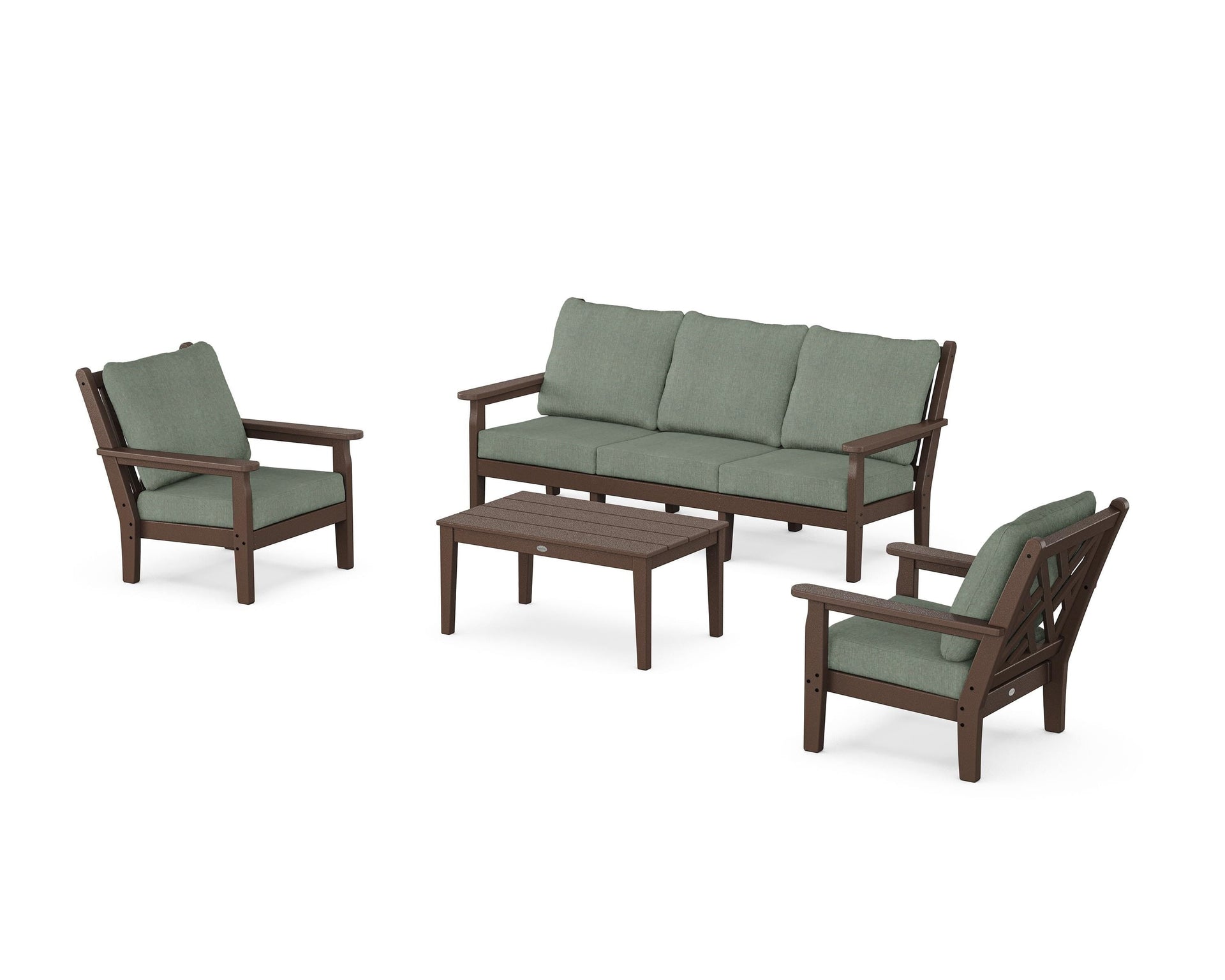 Chippendale 4-Piece Deep Seating Set with Sofa