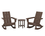 Modern 3-Piece Adirondack Rocking Chair Set