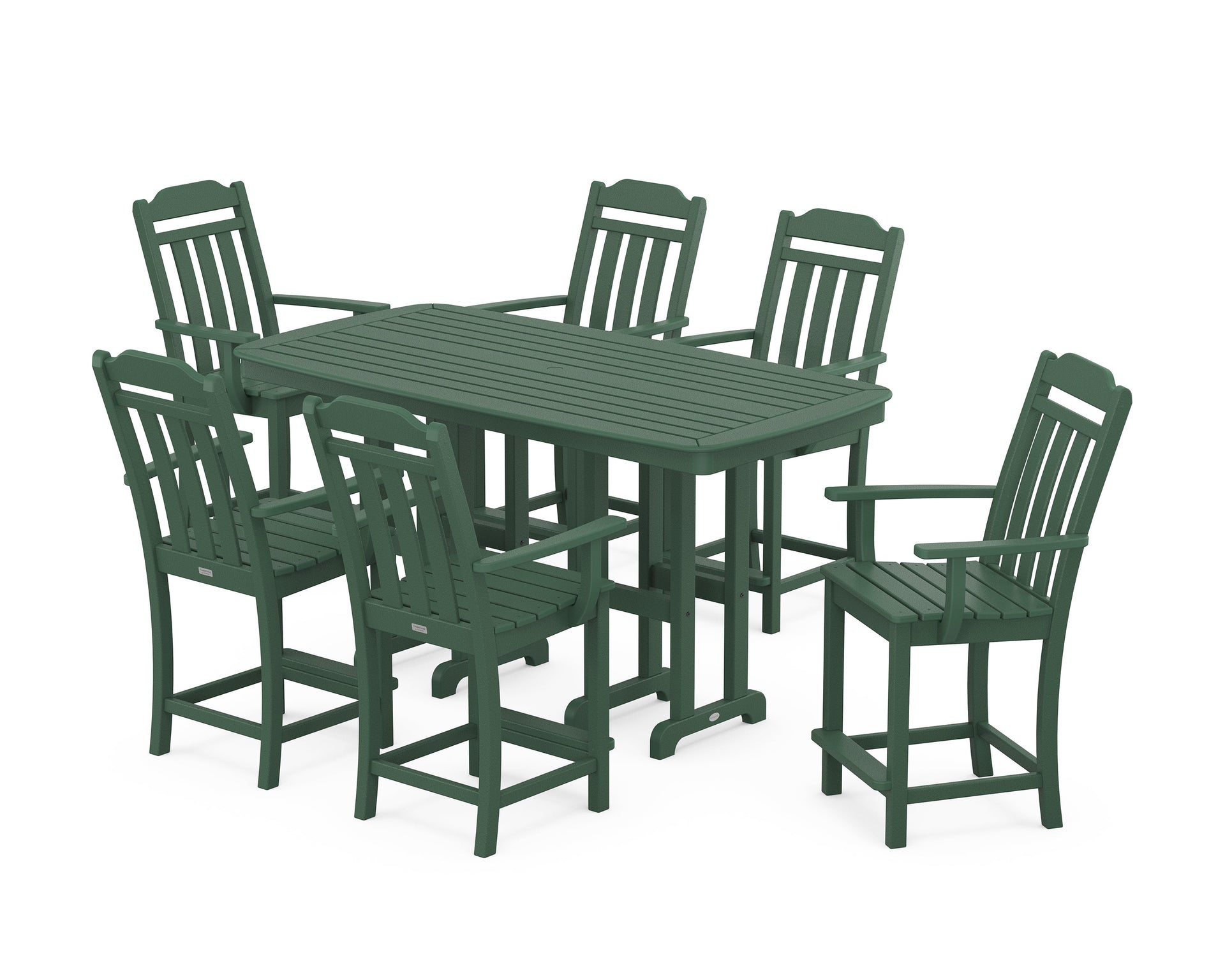 Cottage Arm Chair 7-Piece Counter Set