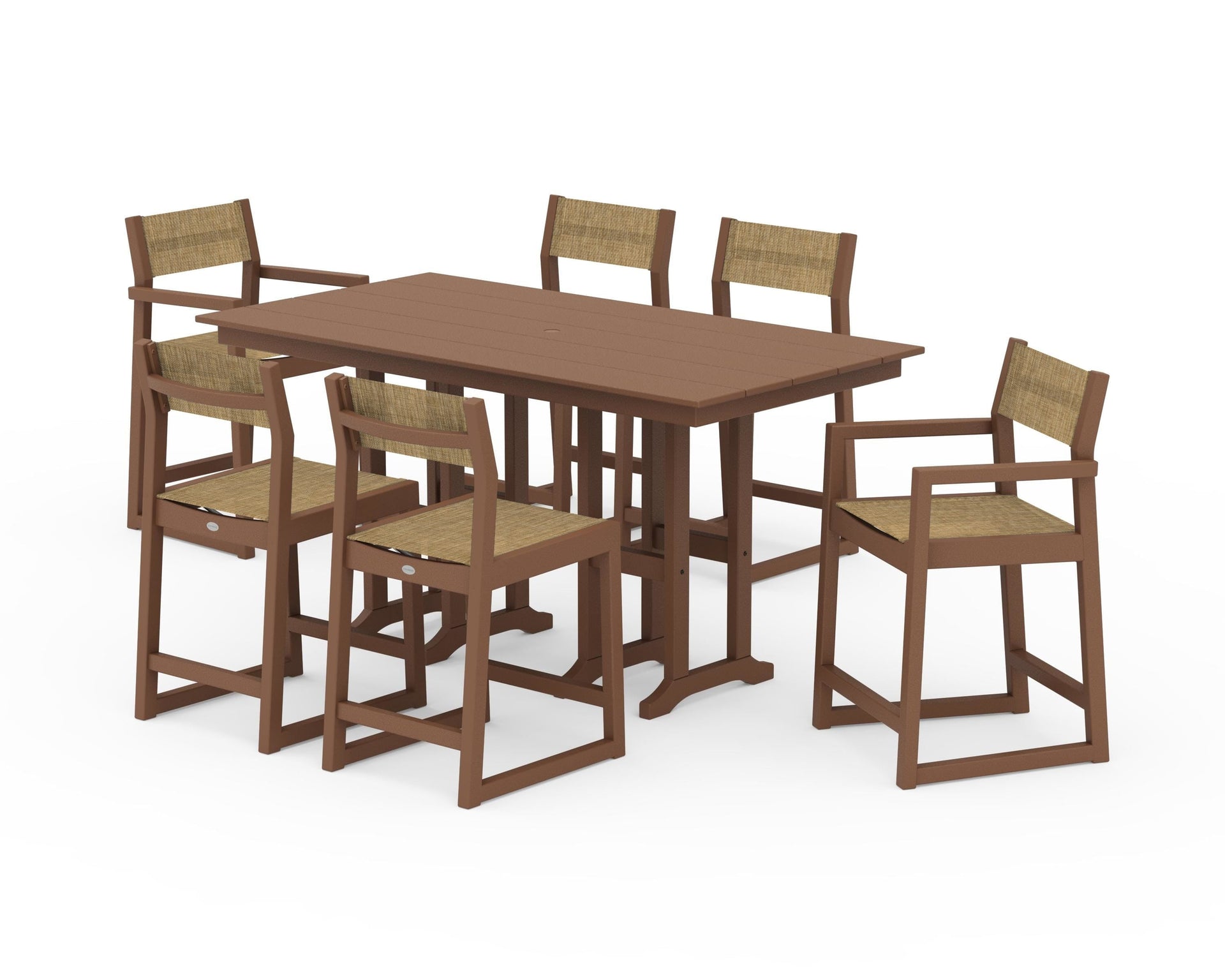 EDGE Sling 7-Piece Farmhouse Counter Set