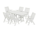 Vineyard Folding Chair 7-Piece Dining Set