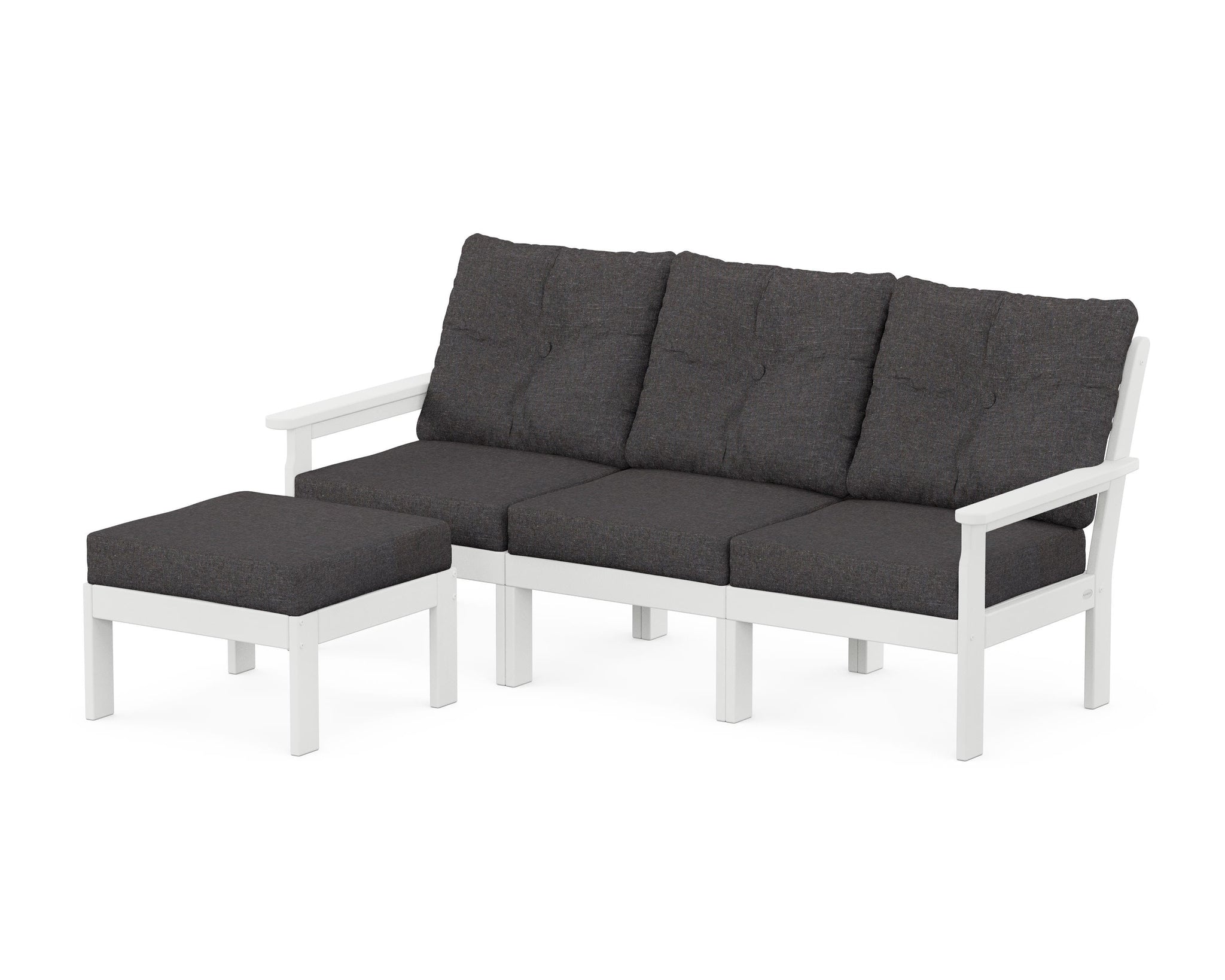 Vineyard 4-Piece Sectional with Ottoman