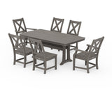 Braxton 7-Piece Dining Set with Trestle Legs