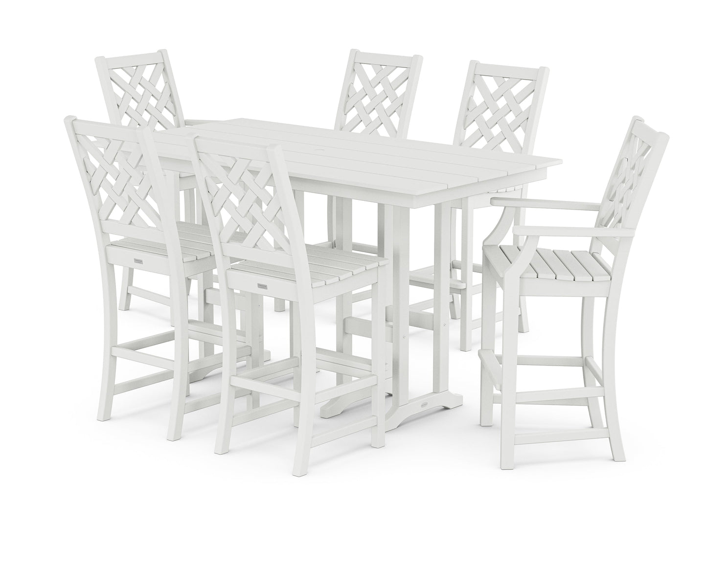Wovendale 7-Piece Farmhouse Bar Set