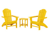 Cottage Curveback Adirondack Chair 3-Piece Set