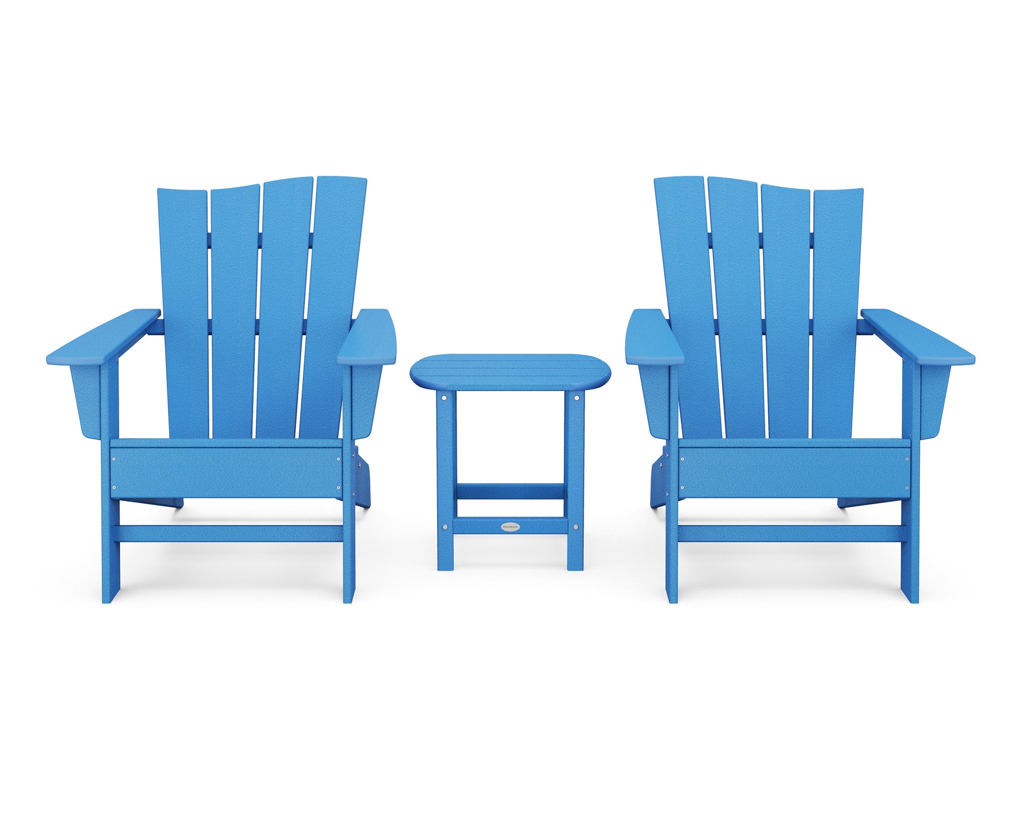 Wave 3-Piece Adirondack Chair Set