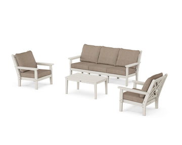 Chippendale 4-Piece Deep Seating Set with Sofa