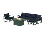 EDGE Sectional Lounge and Fire Pit Set