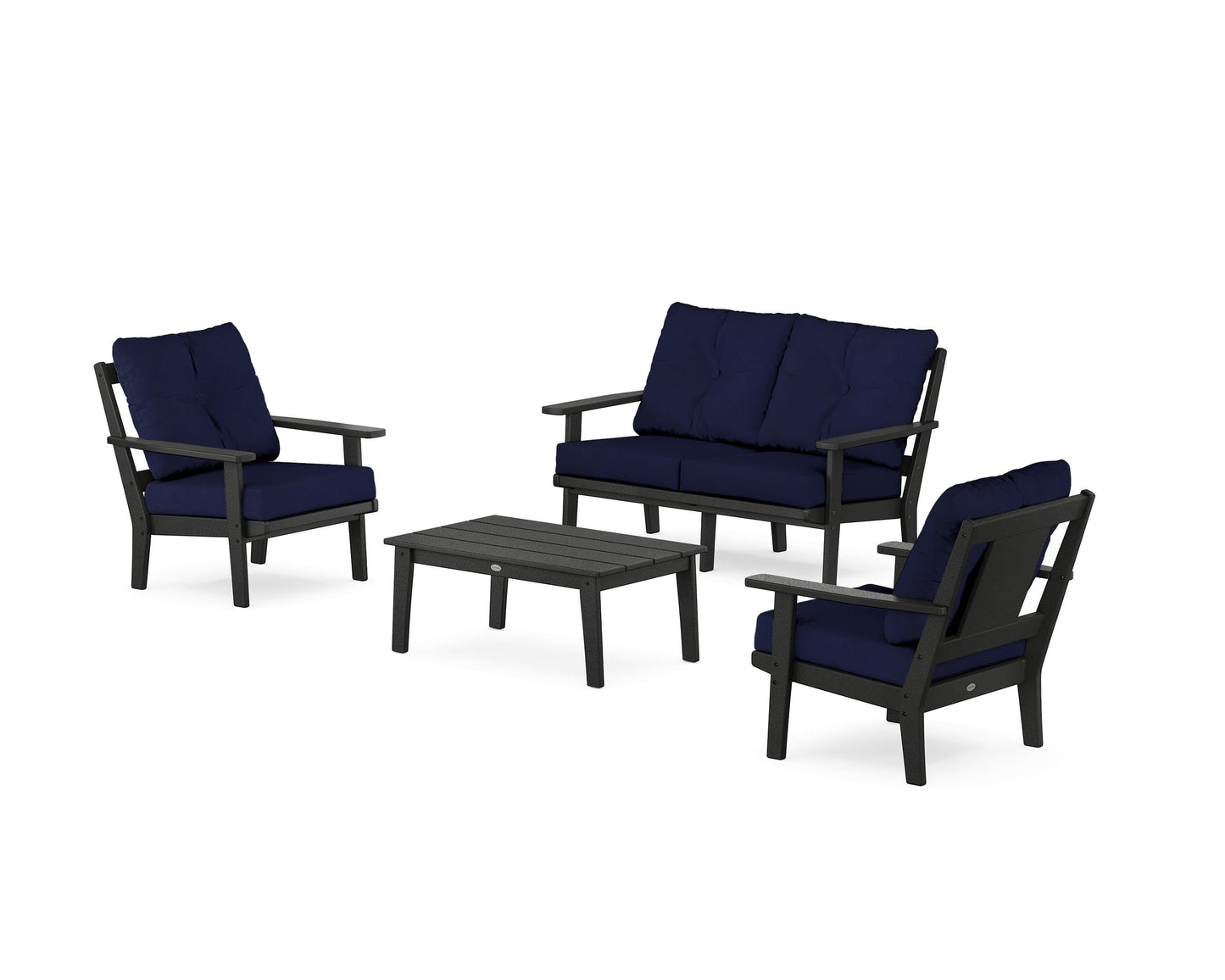Prairie 4-Piece Deep Seating Set with Loveseat