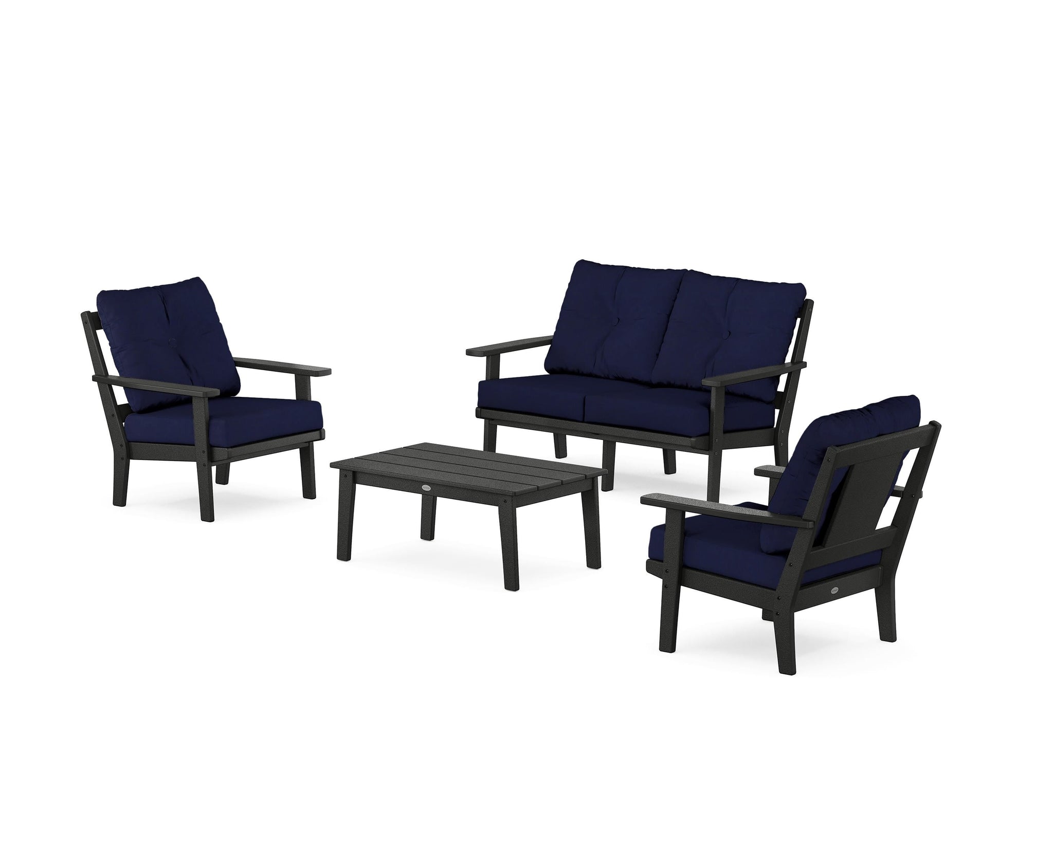 Prairie 4-Piece Deep Seating Set with Loveseat