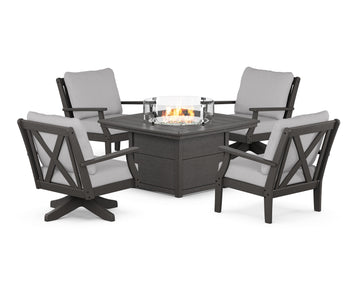 Braxton 5-Piece Deep Seating Set with Fire Table