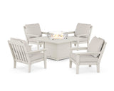 Cottage 5-Piece Deep Seating Set with Fire Pit Table