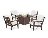 Prairie 5-Piece Deep Seating Set with Fire Pit Table