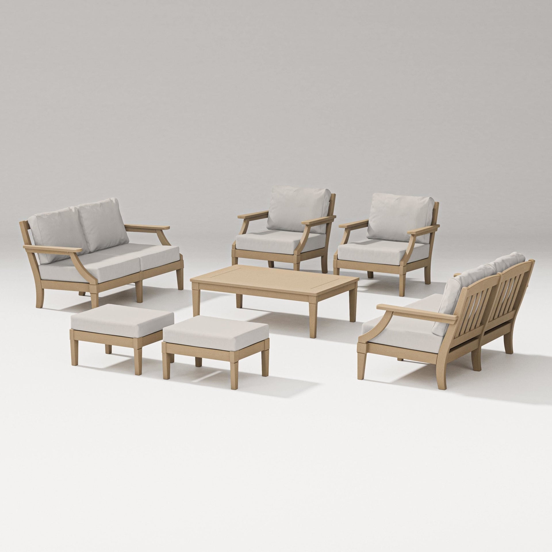 Estate 7-Piece Lounge Loveseat Set
