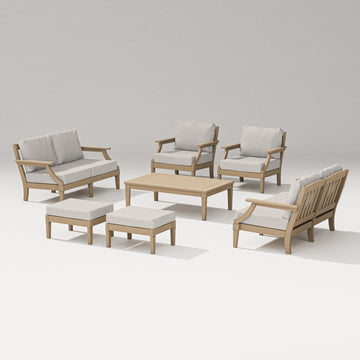 Estate 7-Piece Lounge Loveseat Set
