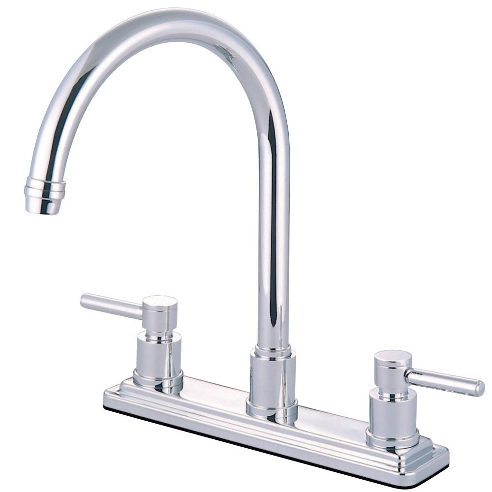 Kingston Brass Concord Centerset Kitchen Faucet (KS8798DLLS) Polished Chrome