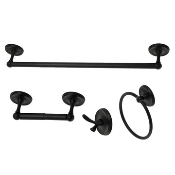 Kingston Brass Victorian 4-Piece Bathroom Accessory Set (BAK312478) main image.