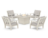 Wovendale 5-Piece Deep Seating Set with Fire Pit Table