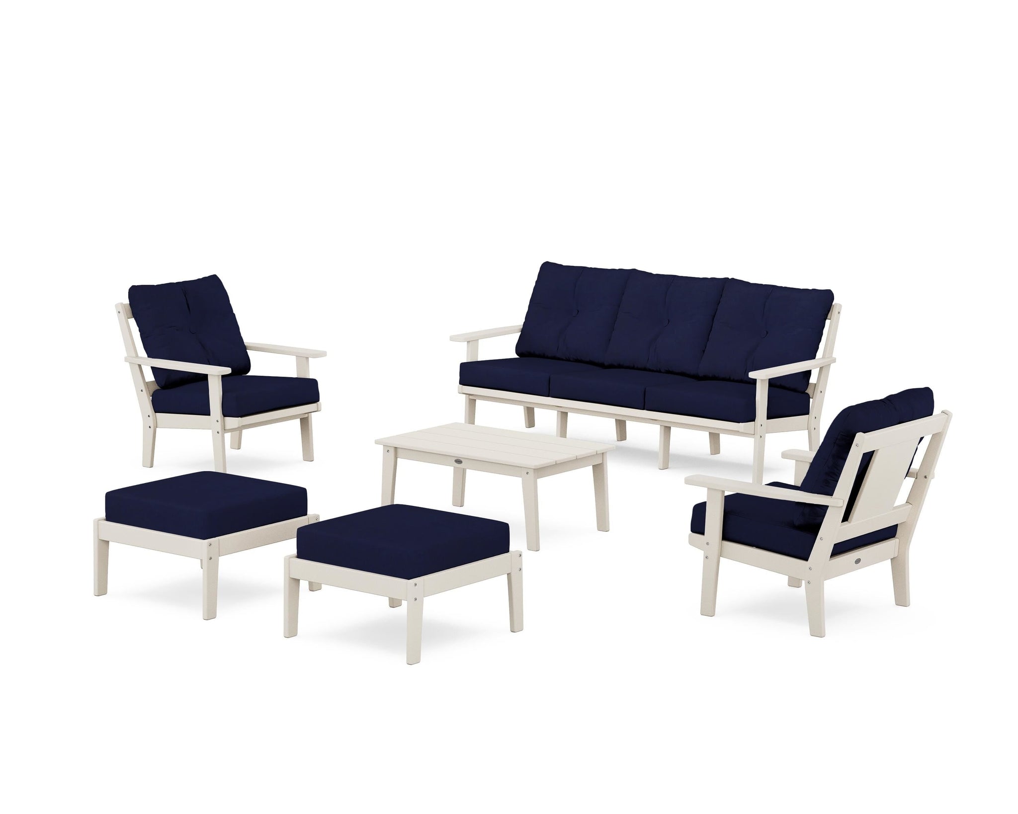 Prairie 6-Piece Lounge Sofa Set