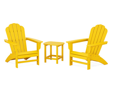 Cottage Adirondack Chair 3-Piece Set