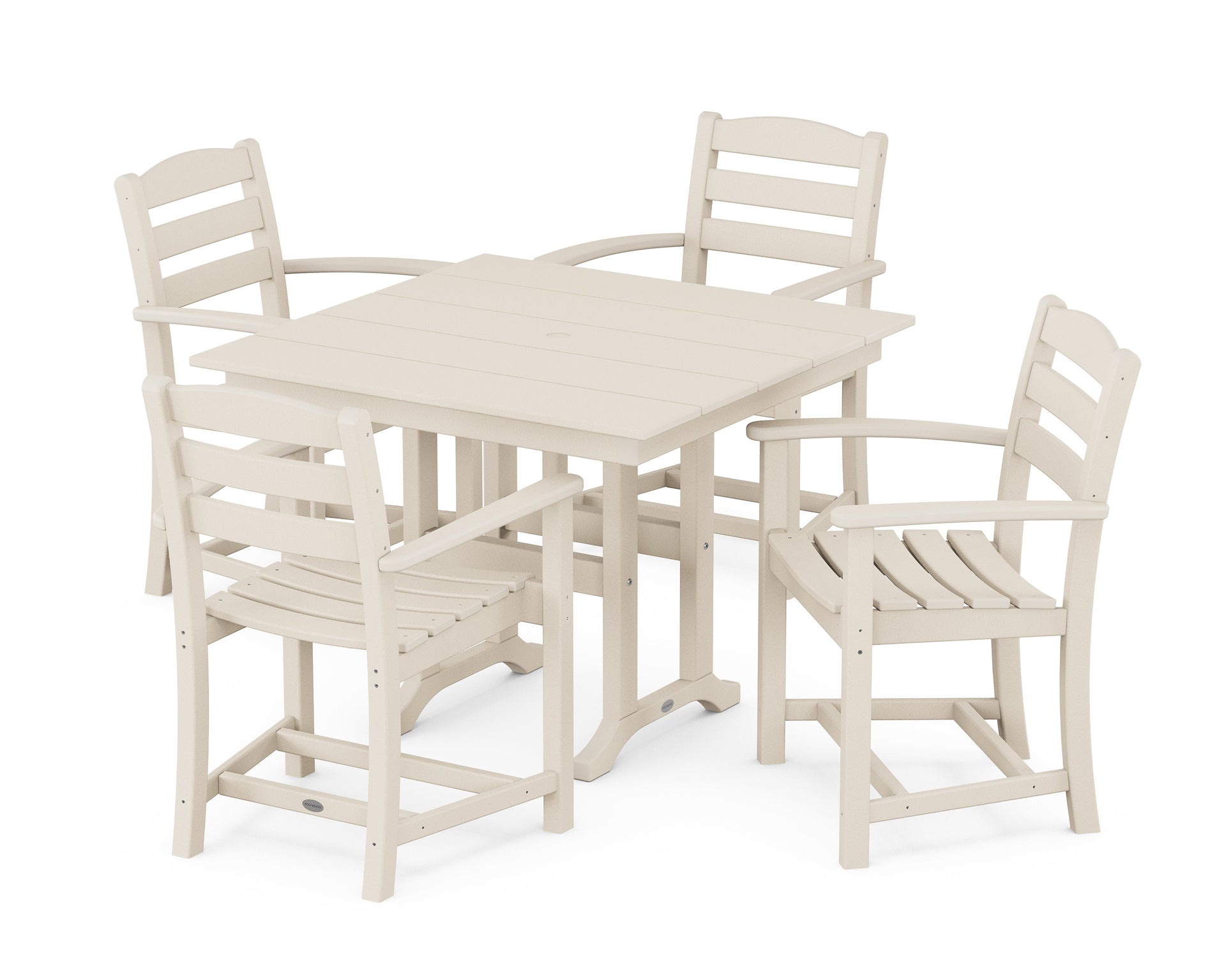 La Casa Café 5-Piece Farmhouse Dining Set