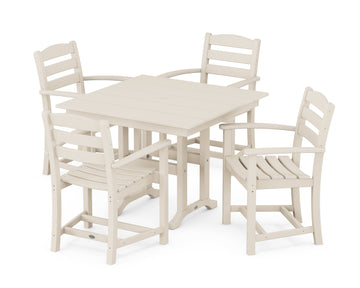 La Casa Café 5-Piece Farmhouse Dining Set