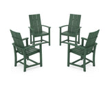Modern 4-Piece Upright Adirondack Conversation Set