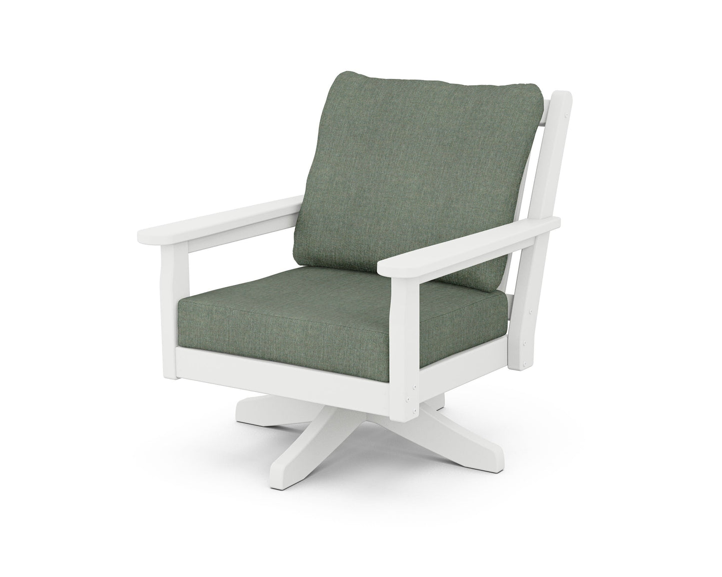 Chippendale Deep Seating Swivel Chair