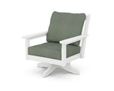 Chippendale Deep Seating Swivel Chair