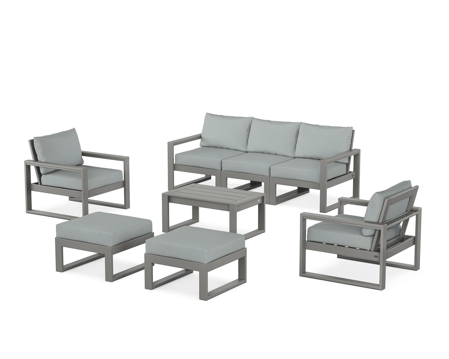 EDGE Sectional 8-Piece Lounge Sofa Set