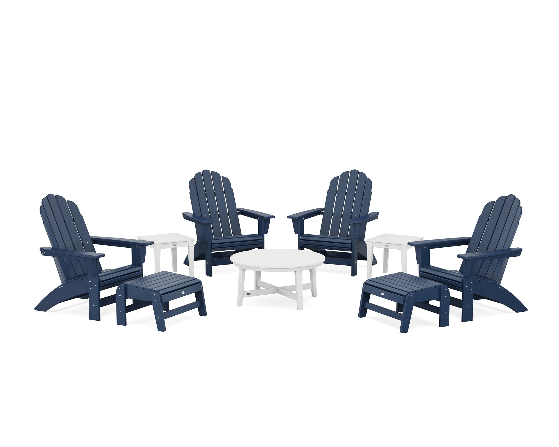 Vineyard Grand Adirondack 9-Piece Conversation Set