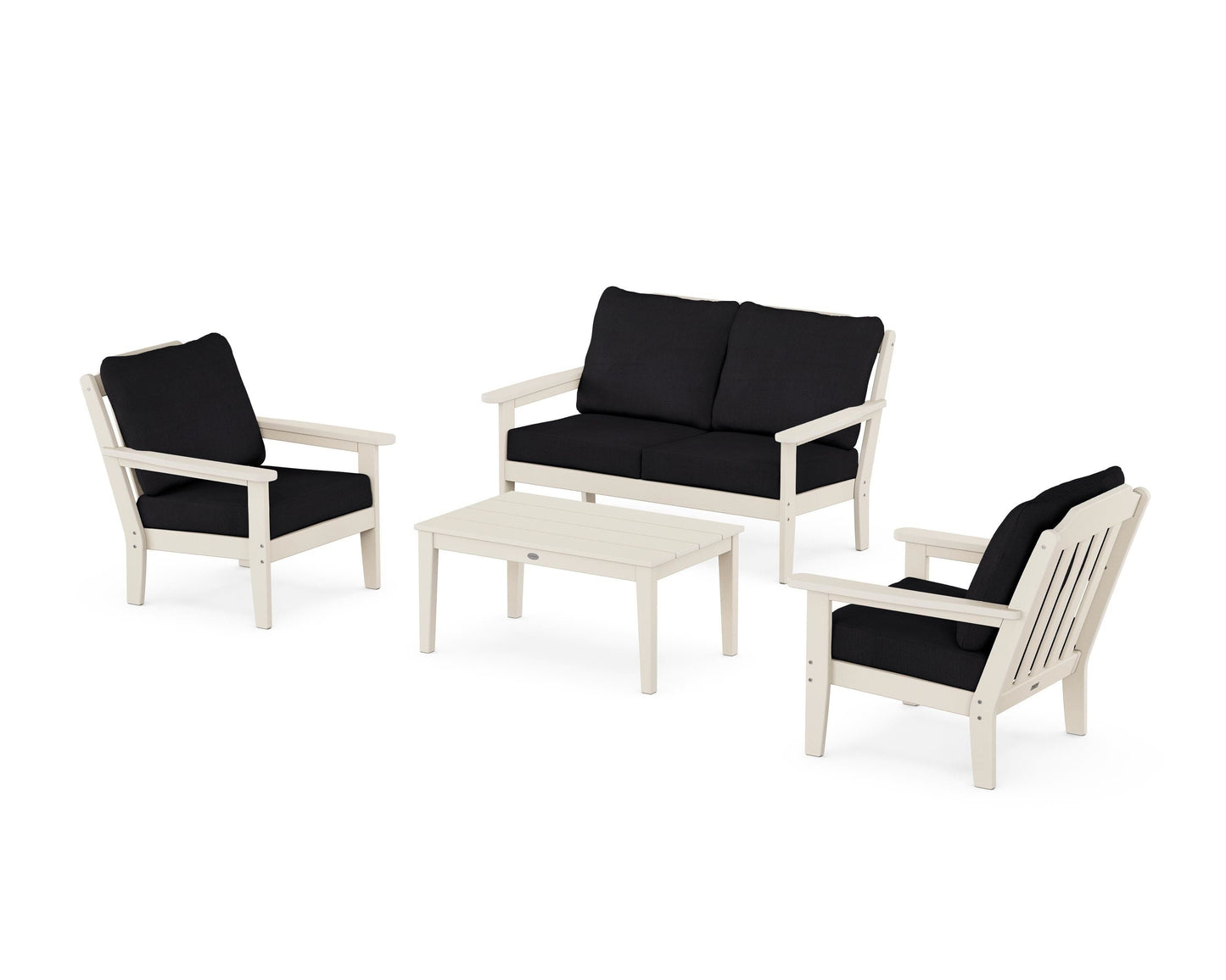 Cottage 4-Piece Deep Seating Set with Loveseat