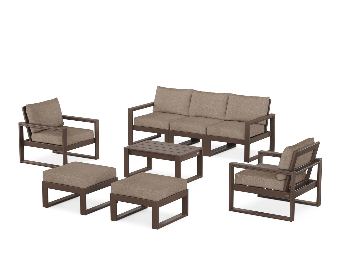 EDGE Sectional 8-Piece Lounge Sofa Set