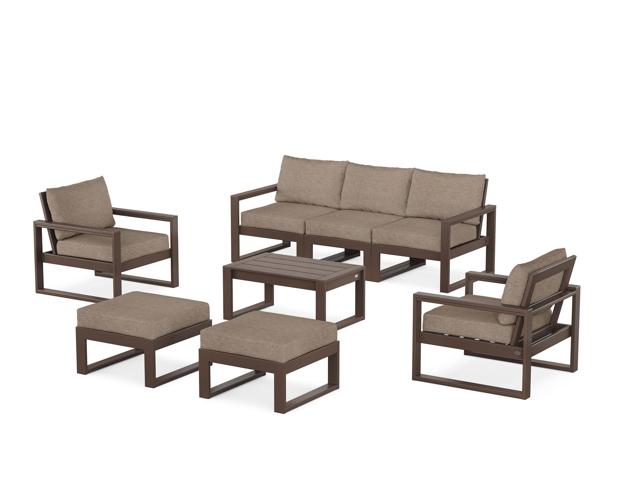 EDGE Sectional 8-Piece Lounge Sofa Set