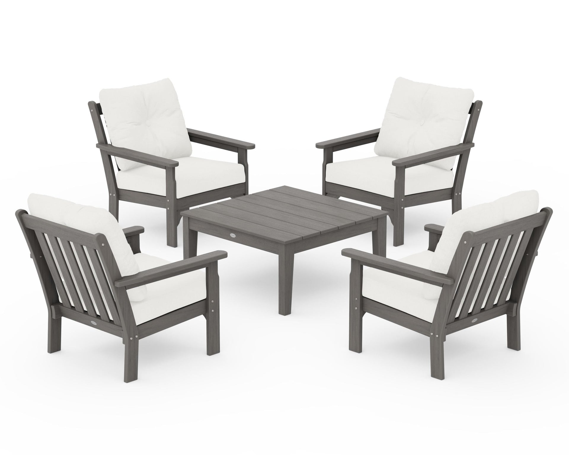 Vineyard 5-Piece Deep Seating Conversation Set