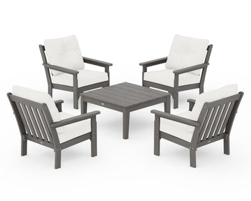 Vineyard 5-Piece Deep Seating Conversation Set