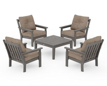 Vineyard 5-Piece Deep Seating Conversation Set