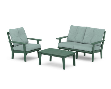 Oxford 3-Piece Deep Seating Set with Loveseat