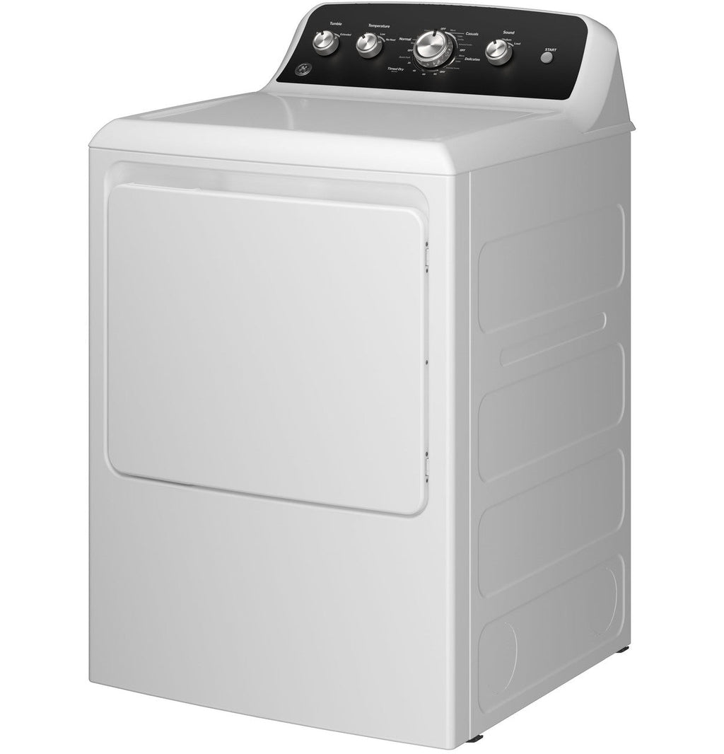 GE GE® 7.2 cu. ft. Capacity Electric Dryer with Up To 120 ft. Venting and Extended Tumble