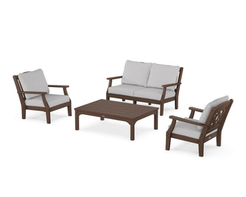 Chinoiserie 4-Piece Deep Seating Set with Loveseat