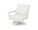 Chippendale Deep Seating Swivel Chair