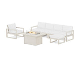 EDGE Sectional Lounge and Fire Pit Set