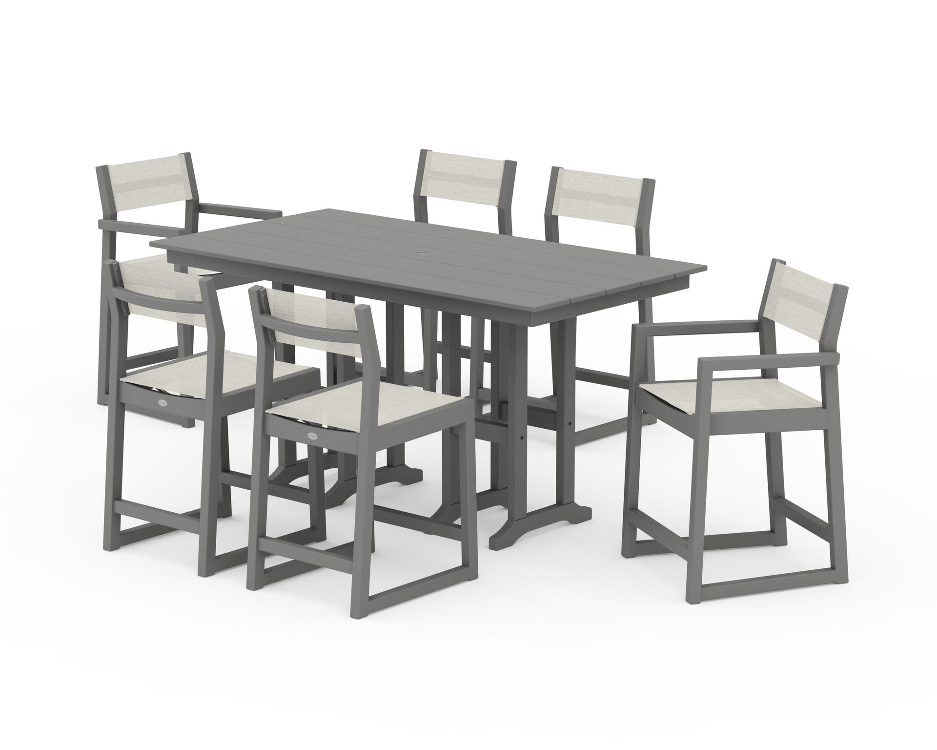 EDGE Sling 7-Piece Farmhouse Counter Set