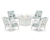 Wovendale 5-Piece Deep Seating Set with Fire Pit Table