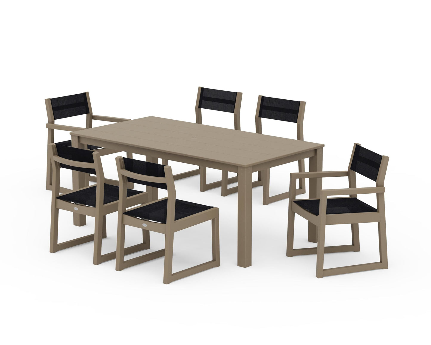 EDGE Sling 7-Piece Parsons Dining Set