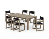 EDGE Sling 7-Piece Parsons Dining Set