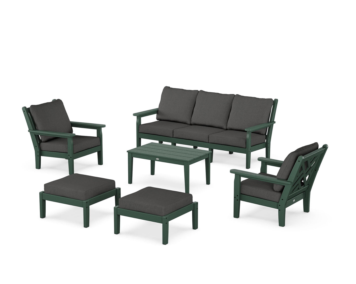 Chippendale 6-Piece Lounge Sofa Set