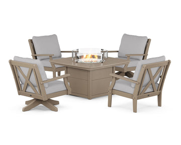 Braxton 5-Piece Deep Seating Set with Fire Table